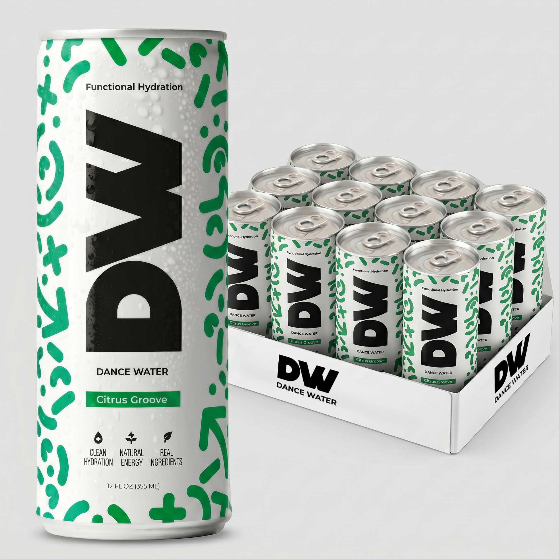 Citrus Groove | 12-Pack | DANCE WATER Functional Hydration
